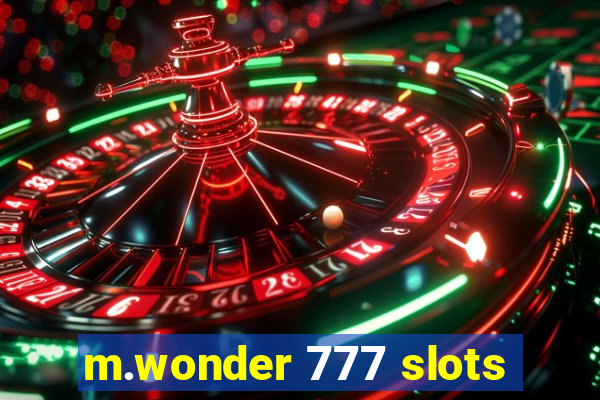 m.wonder 777 slots